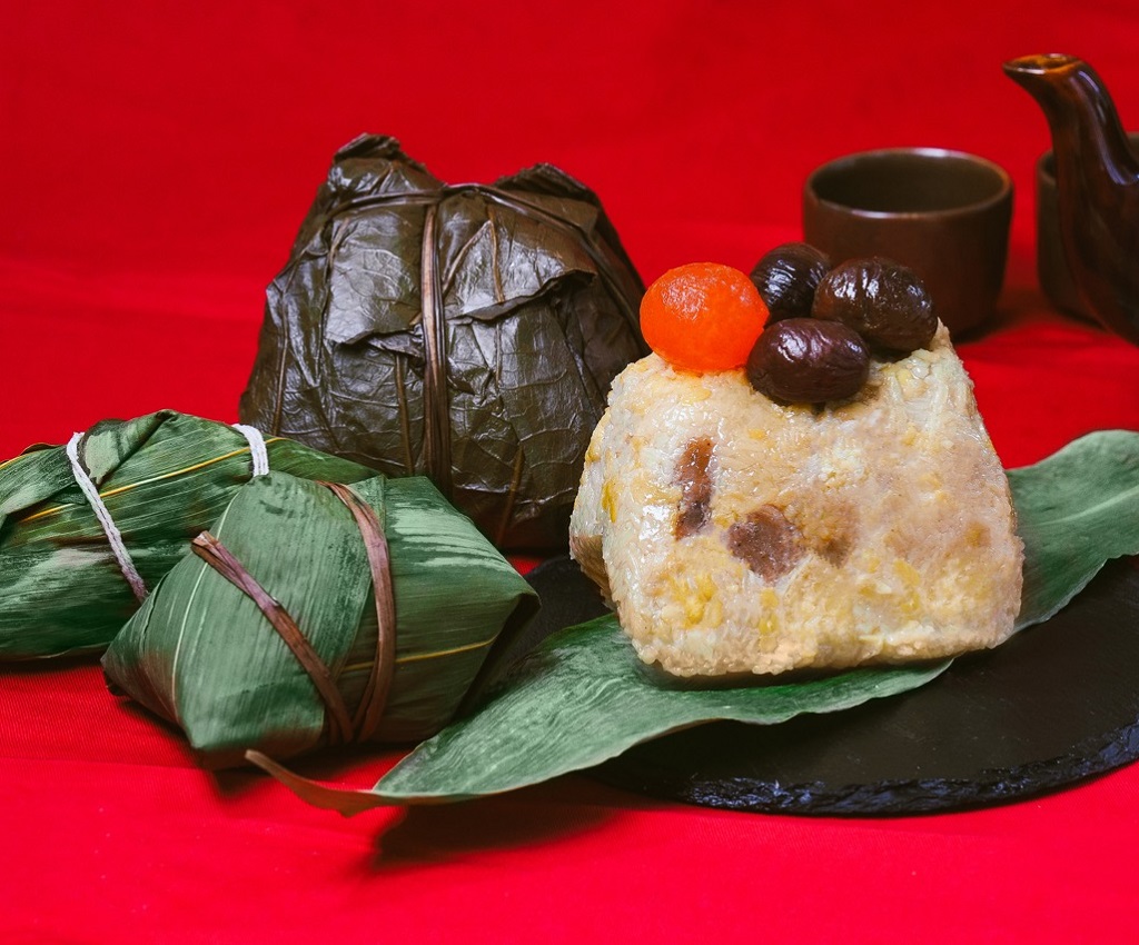 【Voucher】- Dried Scallop &amp; Chestnut Rice Dumpling Set